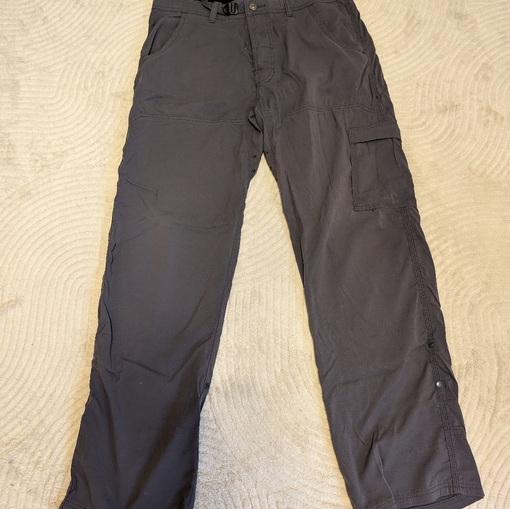 prAna Zion Hiking Pants 32x32 Gray